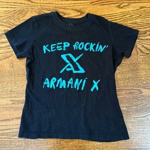 Armani exchange black t-shirt